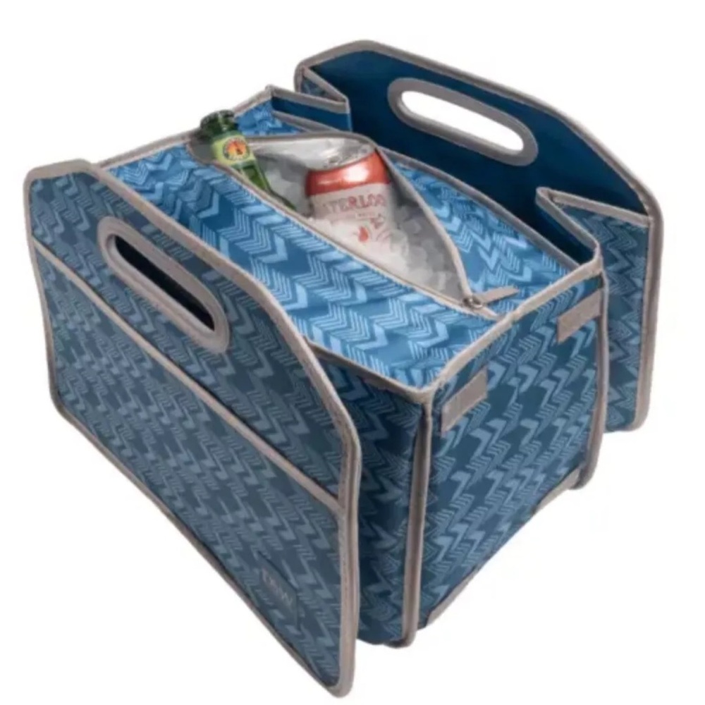 DSW 3 Section/Compartments Trunk Organizer Storage Box Collapsible Car Holder